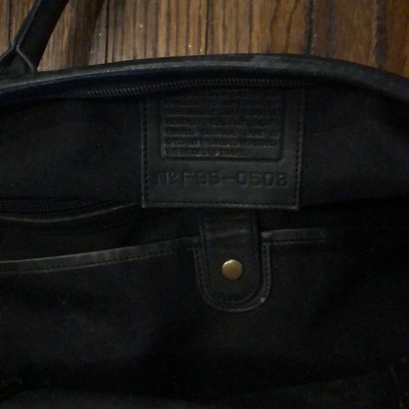 COACH Weekender Travel in Style Leather Overnight - Picture 5 of 7